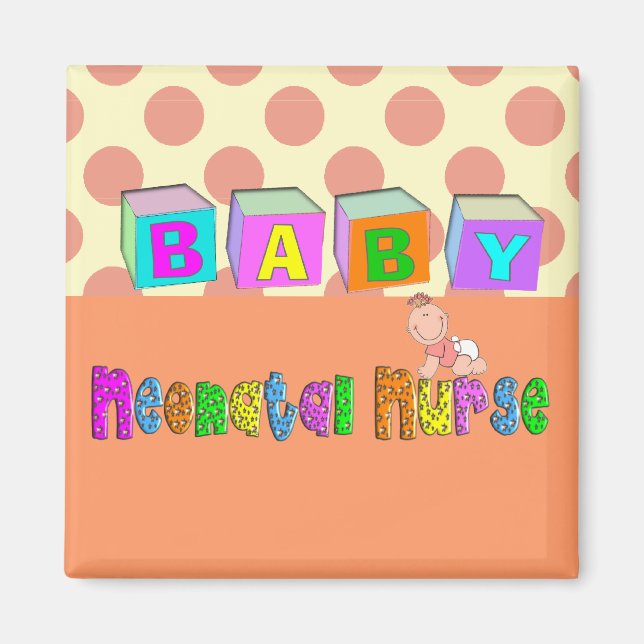 Adsible Neonatal Nurse Gifts Magnet (Framsidan)