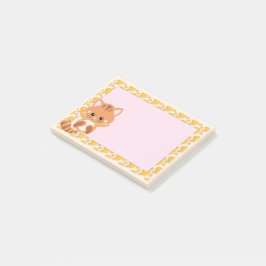 Adsible Orange Tabby Tiger Kitten Post-it Block