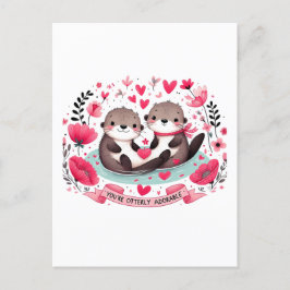 Adsible Otter pun Vykort