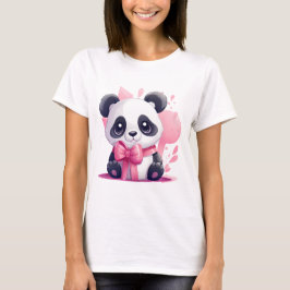 Adsible Panda Älskare T-Shirt for Women Cute Anima