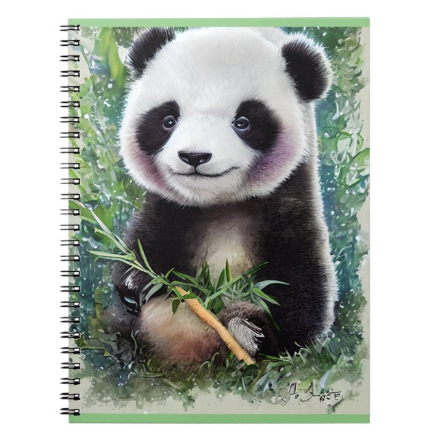 Adsible Panda Anteckningsbok (Framsidan)