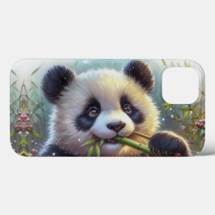 Adsible Panda Bear Eating Bamboo