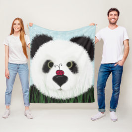 Adsible Panda Bear Fleecefilt