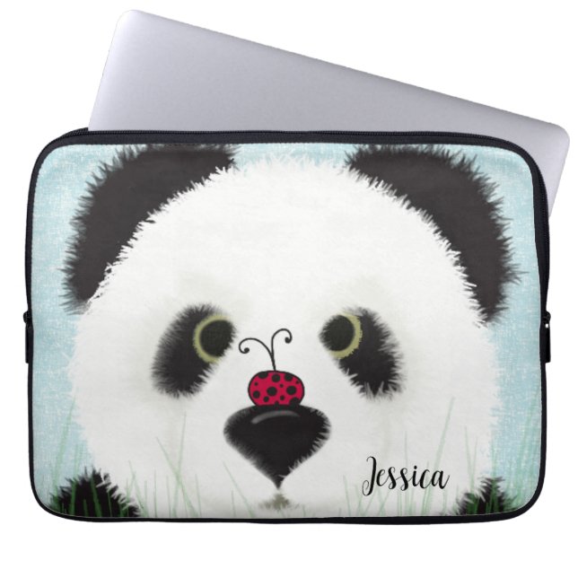 Adsible Panda Bear Laptop Fodral (Framsidan)