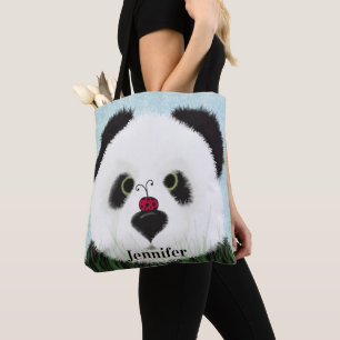 Adsible Panda Bear Tygkasse