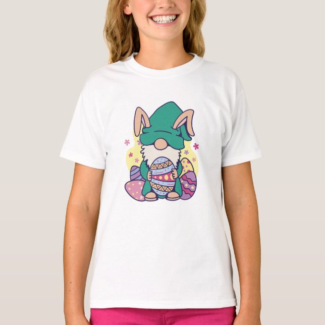 Adsible Påsk Gnome T Shirt (Framsida)