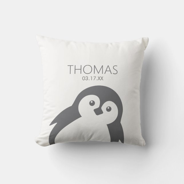 Adsible Penguin Dekorativ kudde (Framsida)