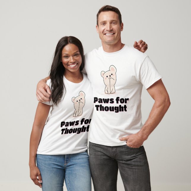 Adsible Pensive Bear T Shirt (Unisex)