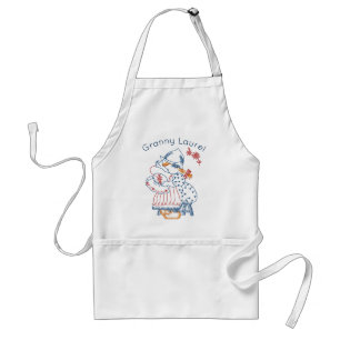 Adsible Personlig Gift for Knitter Grandma Förkläde