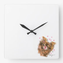 Adsible Pet - Temat Square Wall Clock