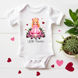 Adsible princess med blommor t shirt