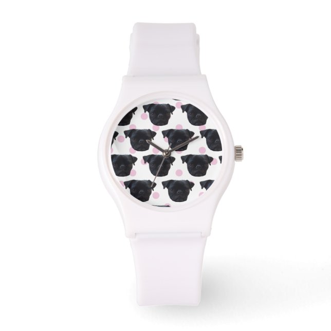 Adsible Pug watch Armbandsur (Framsida)
