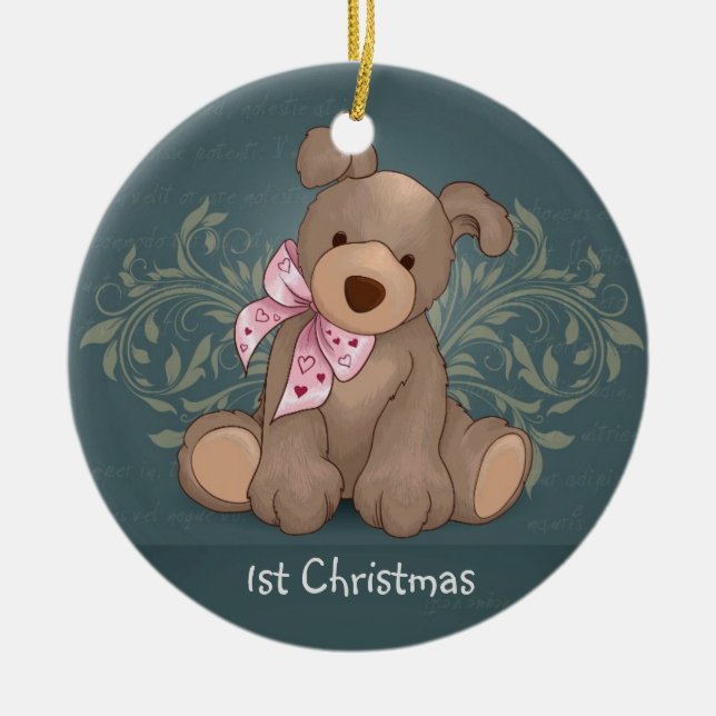 Adsible Puppy Customized jul Ornament (Framsidan)