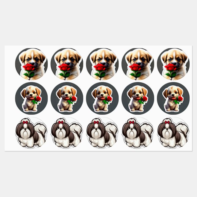Adsible Puppy Stickers Collection (Ark)