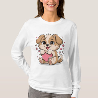 Adsible Puppy T-Shirt - A Touch of Cutenes