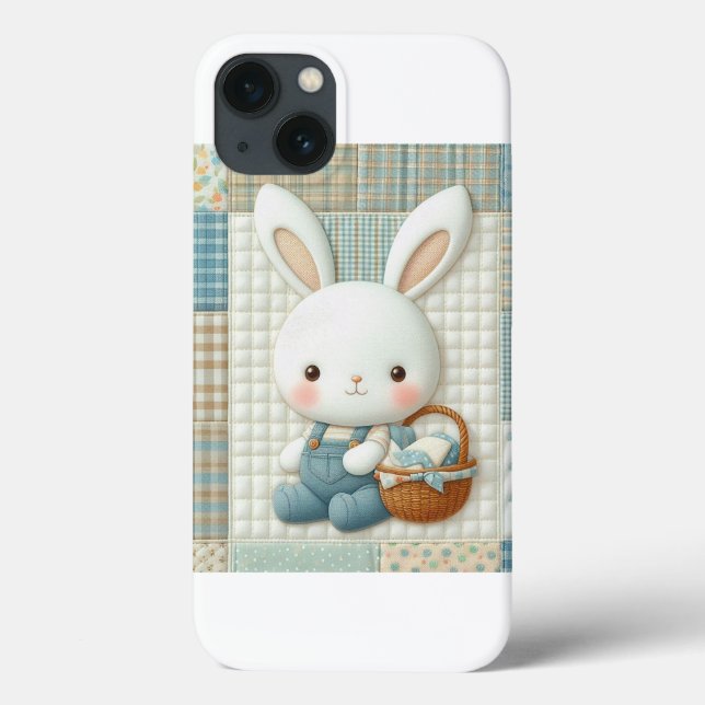 Adsible Quilted Bunny Harvest iphone case (Baksida)