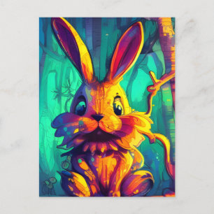 Adsible Rabbit Vykort