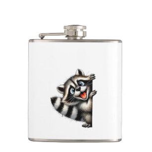 Adsible Raccoon jul Peek - Cute Helgdag Gif Fickplunta