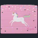Adsible Rainbow Unicorn Magic Stars iPad Skydd<br><div class="desc">En dålig magisk enhörning. En elegant och en sofistikerad design.</div>
