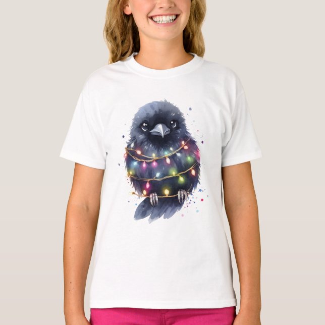 Adsible Raven jul T Shirt (Framsida)