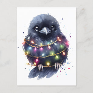 Adsible Raven jul Vykort