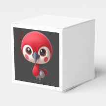 Adsible Red Bird Character