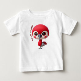 Adsible Red Bird Character T Shirt