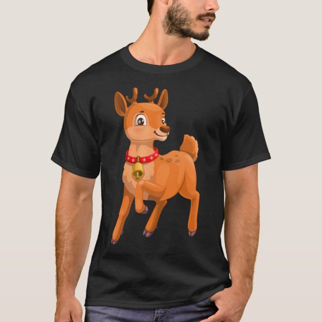 Adsible Reindeer T Shirt (Framsida)