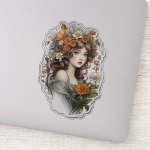 Adsible Retro Fairy Klistermärken