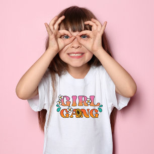 Adsible Retro "Girl Gang" Småbarn T-Shirt
