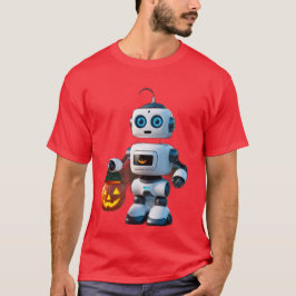 Adsible Robot in Halloween Costume T Shirt