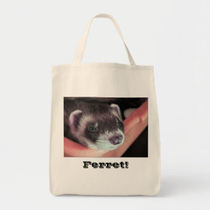 Adsible Sable Ferret Photo Tygkasse