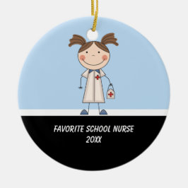 Adsible School Nurse Ornament
