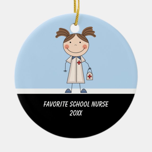 Adsible School Nurse Ornament (Framsidan)