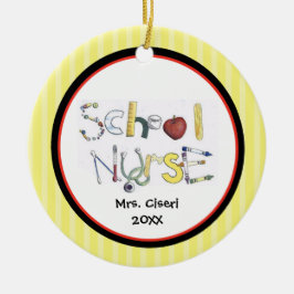 Adsible School Nurse Ornament