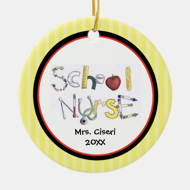 Adsible School Nurse Ornament (Framsidan)