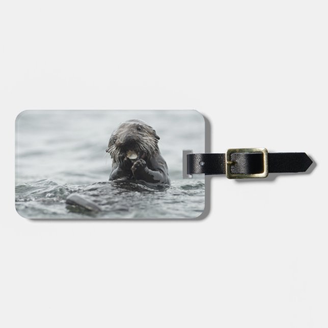 Adsible Sea Otter Bagagebricka (Horisontell Framsida)