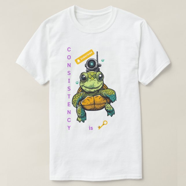 Adsible Sea Turtle T-Shirt for Innehåll Creators (Design framsida)