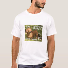 Adsible Shorthated Dachshund Hund Traits T-Shirt