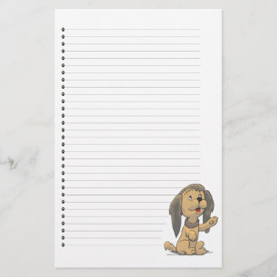 Adsible Sitta Up Puppy Led Stationery Brevpapper