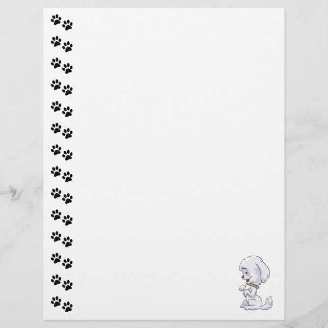 Adsible Sitta Up Puppy Letterhead (Framsida)
