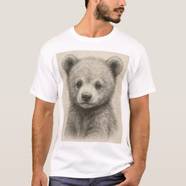 Adsible sketch Bear Unge T Shirt