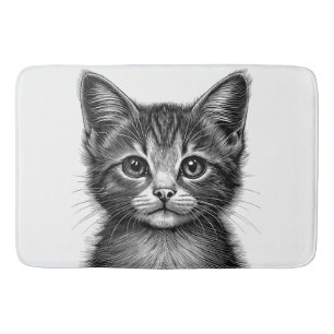 Adsible Sketch of Young Cat Badrumsmatta