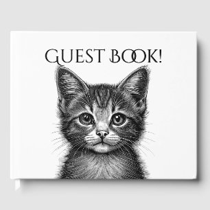 Adsible Sketch of Young Cat Gästböcker