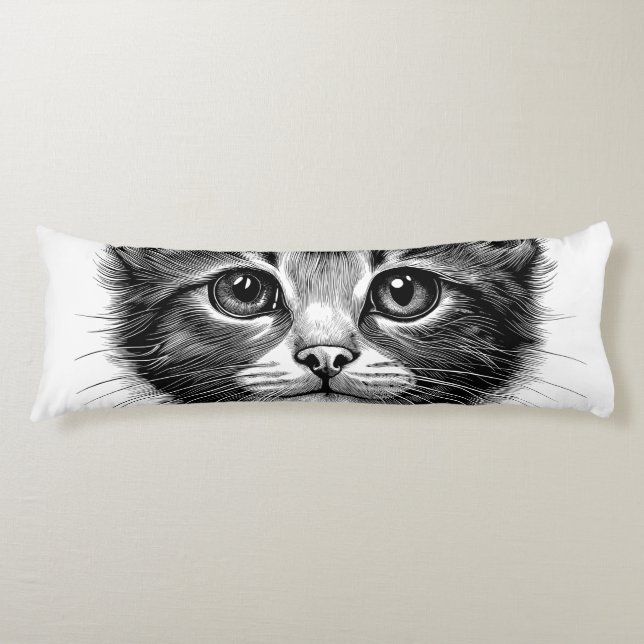 Adsible Sketch of Young Cat Kroppskudde (Framsidan)