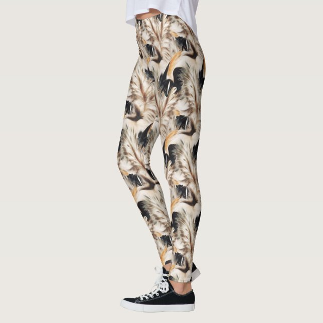 Adsible Skunk Animal Mönster Fodral-Mate iPhone Ca Leggings (Vänster)