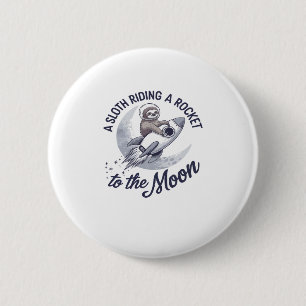 Adsible Sloth Astronaut Riding Knapp