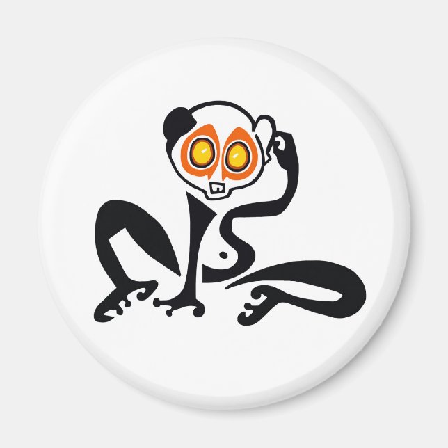 Adsible Slow LORIS - Primate - Wildlife Magnet (Framsidan)