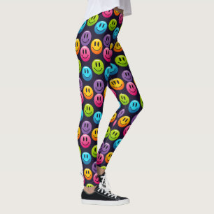 "Adsible Smile Emoji Mönster Collection" Leggings