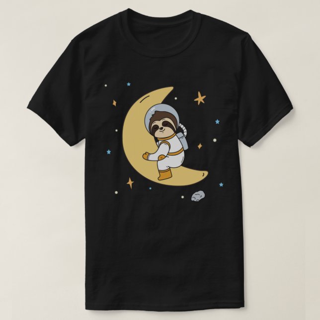 Adsible Space Sloth T-Shirt (Design framsida)